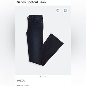 Level 99 Navy Bootcut Jeans